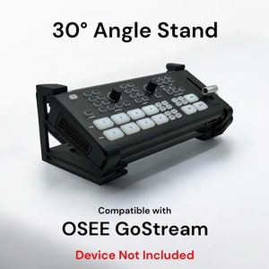 以下が含まれることがあります： OSE GoStream 用のブラック 30° アングルスタンド。デバイスは含まれていません。