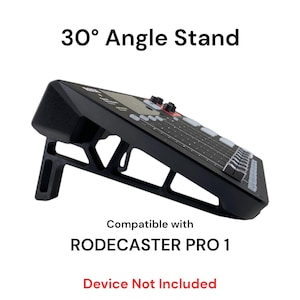 Desk Stand for Rode RodeCaster Pro - Angled Stand with Cable Management - Enhanced Audio Interface Setup