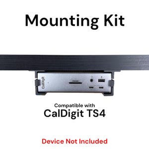 Caldigit TS4 Thunderbolt Station 4 デスク下マウント Caldigit TS4 Thunderbolt Station 4 デスク下マウント