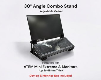Stand for Blackmagic ATEM Mini Extreme & Monitor (up to 48mm Stand for Blackmagic ATEM Mini Extreme & Monitor (up to 48mm