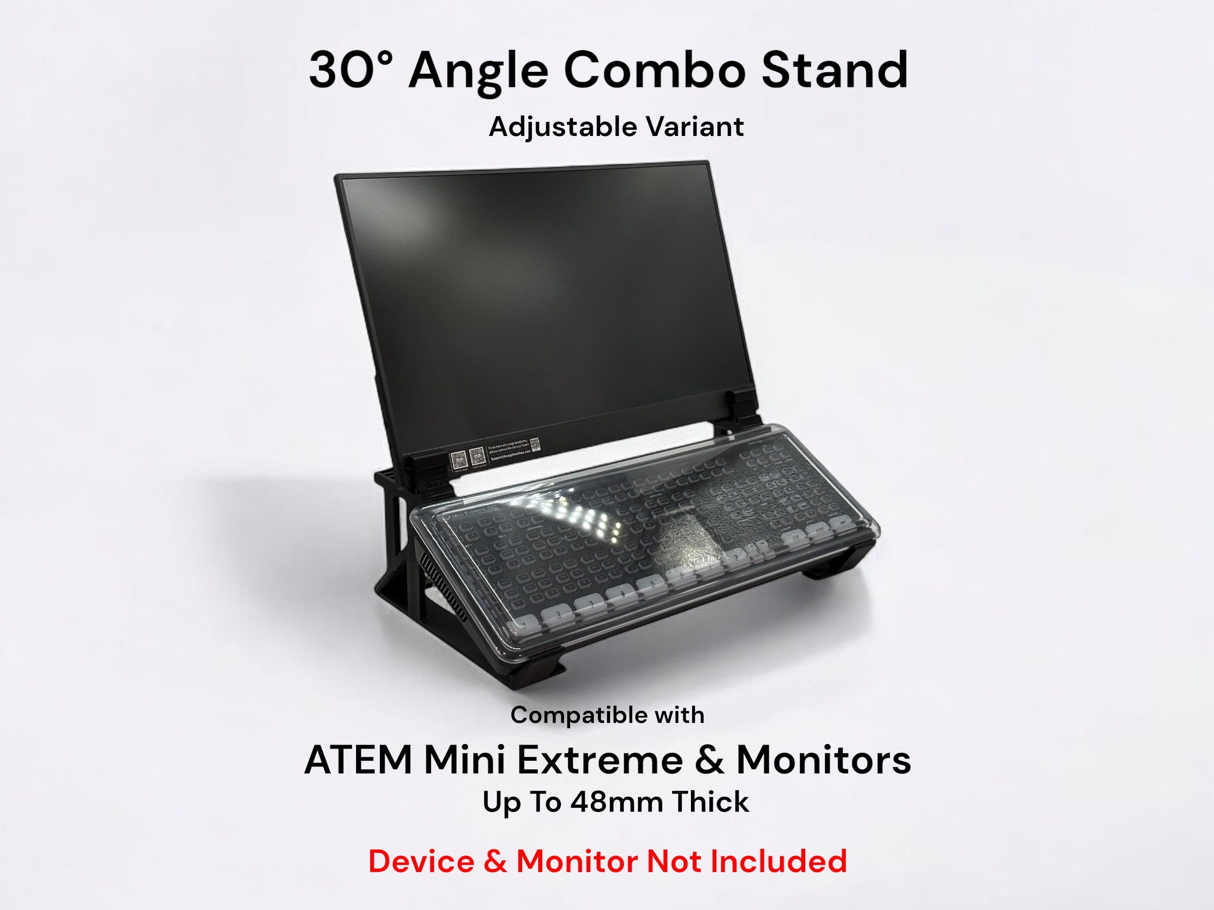 Stand for Blackmagic ATEM Mini Extreme & Monitor (up to 48mm Stand for Blackmagic ATEM Mini Extreme & Monitor (up to 48mm