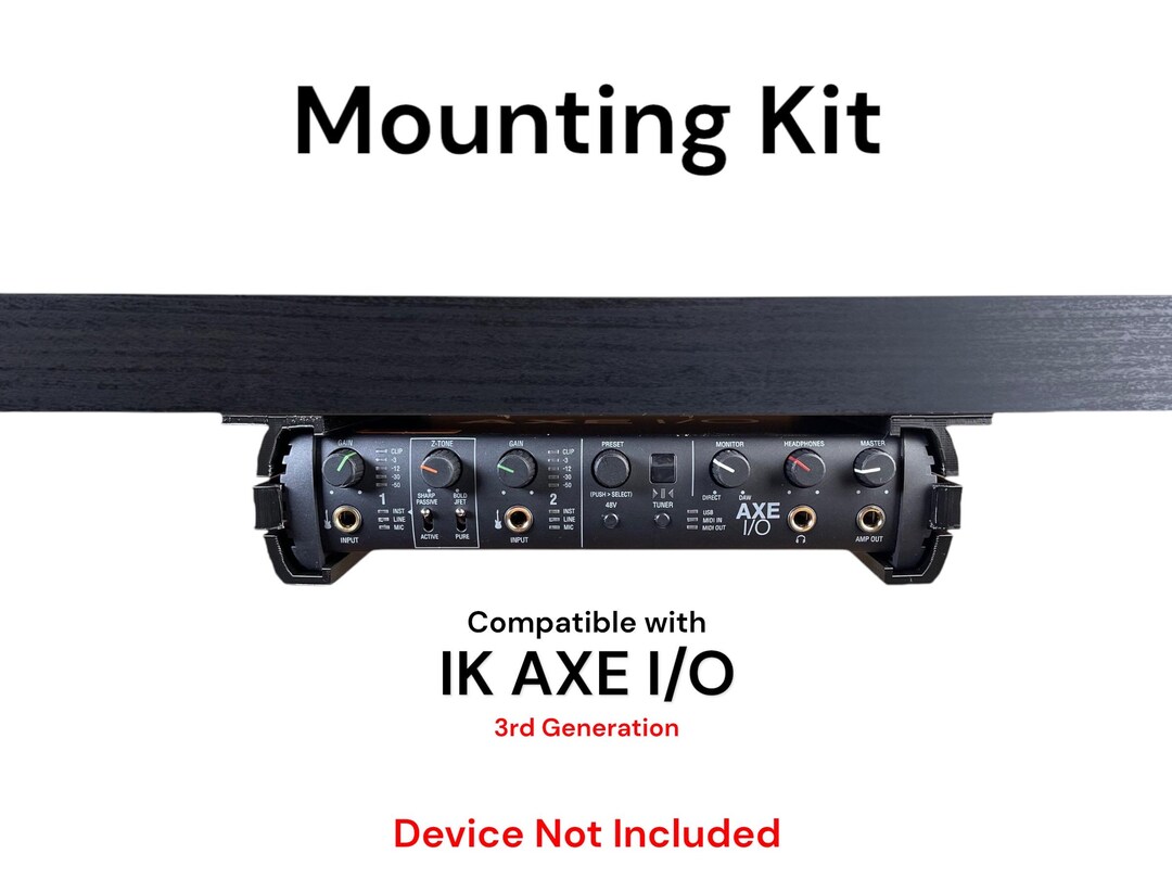 Desk Mount Kit for IK Multimedia AXE I/O - Under Desk Mount