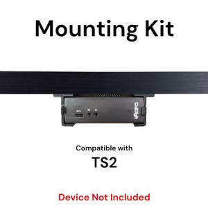 Desk Mount Kit for CalDigit Thunderbolt Station 2 TS2 - Mounting Brackets with Reversible Retention Clips - Under Desk Mount Accessories