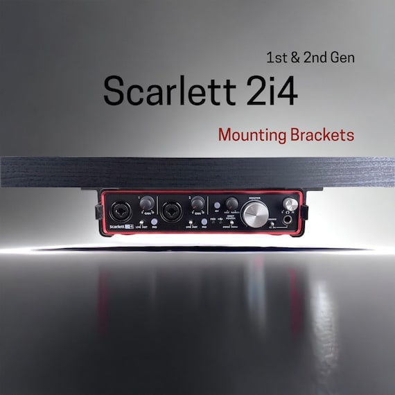 Focusrite Scarlett 2i4 1st & 2nd Gen Desk Mounting Bracket - Etsy 日本