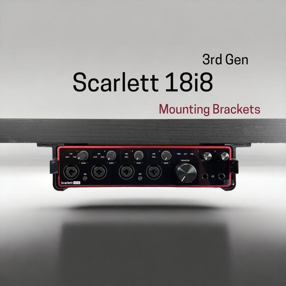 Focusrite Scarlett 18i8 3rd Generation Desk Mounting Bracket 