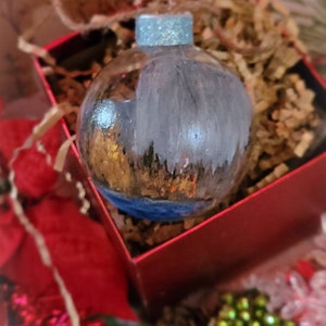 Yosemite National Park El Capitan Yosemite Valley hand painted 2.5&quot; Glass Ornament