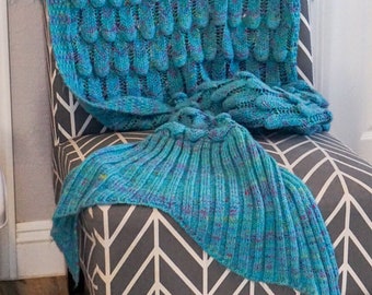 Mermaid Tails Two For Snuggling Photo Props /& More Knitted And Fleece by AntiquesandVaria NEW Free Shipping