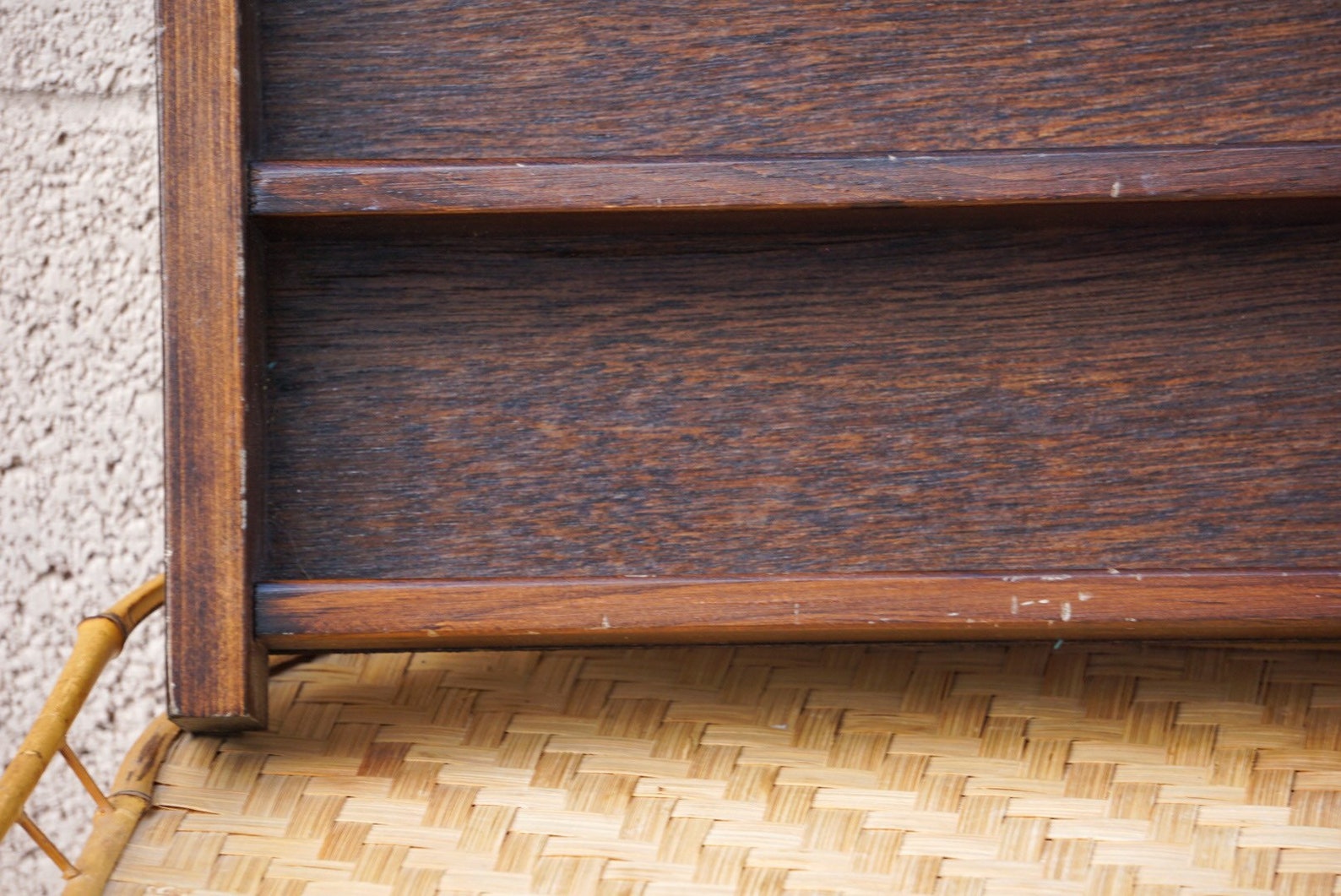 Estante Curio de madera de mediados del siglo estante de | Etsy