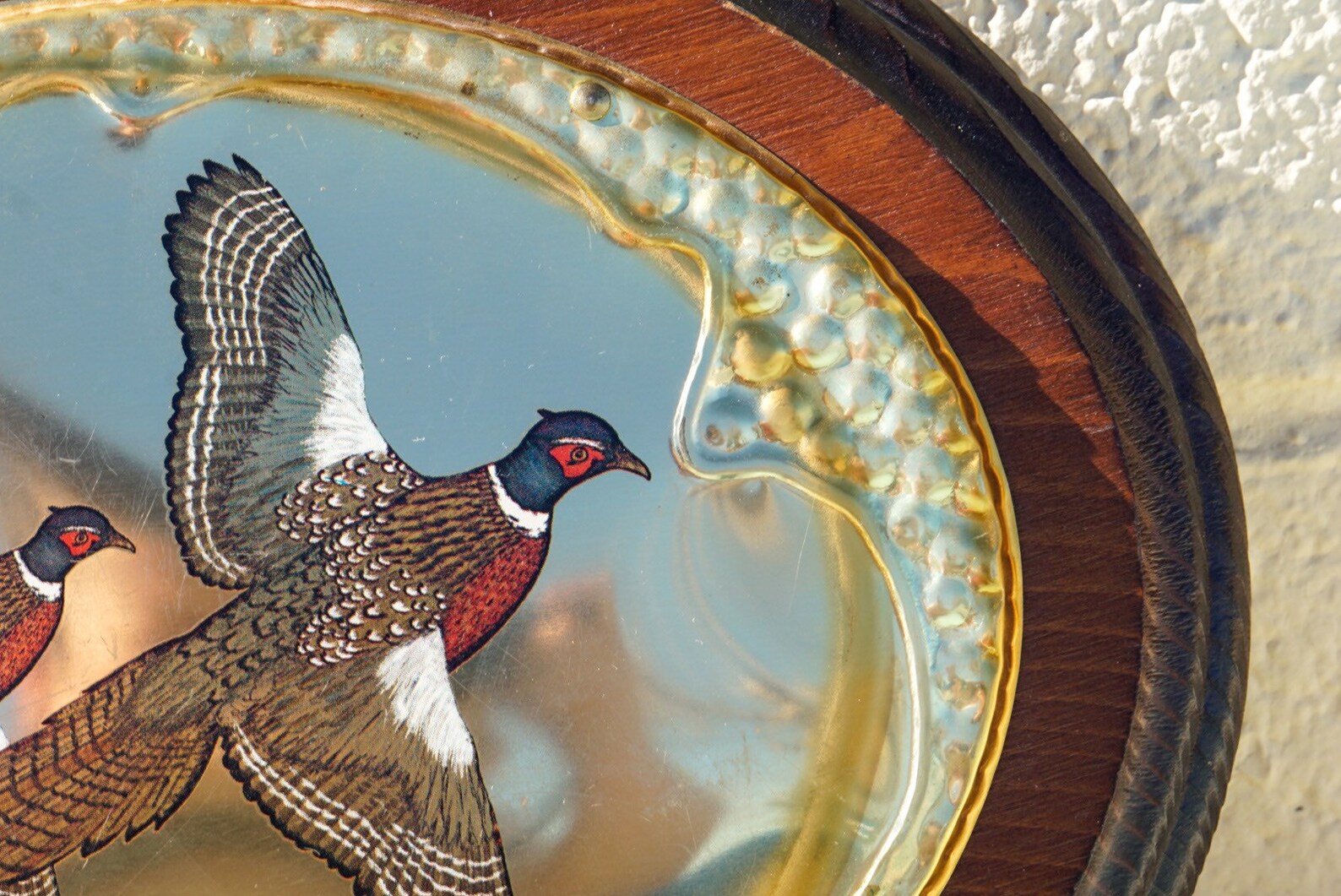 Vintage Quail Wall Decor Tin and Wood Quail Wall Art Etsy