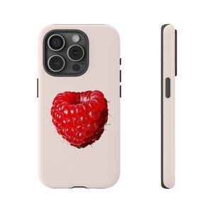 Raspberry Phone Case | Spring Pink Phone Case | Cute Pink Phone Case | Cool Girl Spring Phone Case