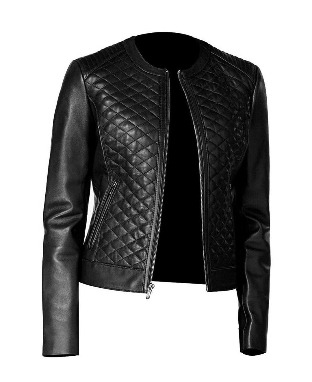 Real Leather Black Jacket Slim Fitting Perfect for Ladies and Womens Etsy