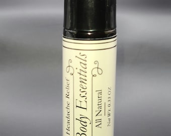 Kopfschmerzen Relief, Ätherisches Öl Roll-on, Kopfschmerzen Aide, Aromatherapie, Alles Natürlich, Pfefferminze, Eukalyptus