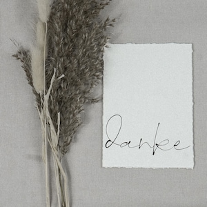 Karte | Danke | Dankeskarte | Dankeschön | Grußkarte Geschenkkarte | dankbar sein | Hochzeit | Hilfe | minimalistisches Design