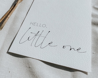 Karte Geburt | Hello, little one