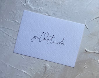 Karte Freundschaft Lieblingsmensch Goldstück