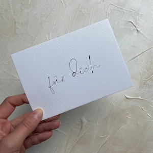 Karte für dich | Postkarte Klappkarte