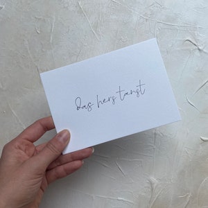 Karte Freude Schwangerschaft Hochzeit