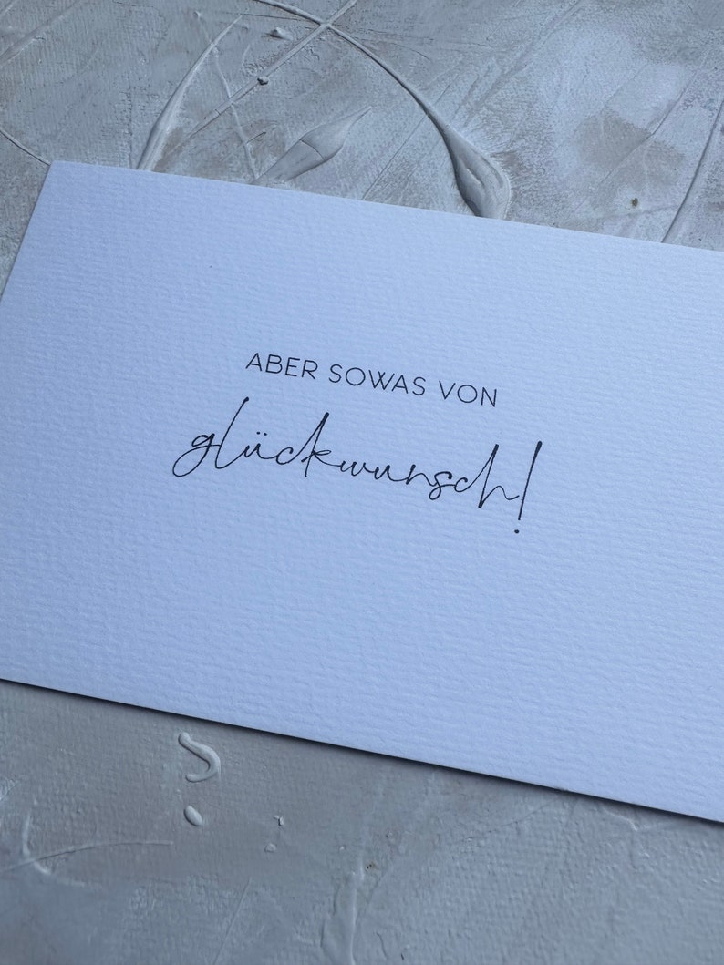 Geburtstagskarte Aber sowas von Glückwunsch Geschenk Freunde Geburtstag Klappkarte oder Postkarte Bild 3