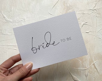 Bride to be Karte | Verlobung