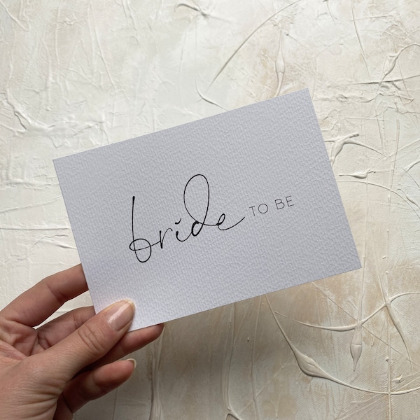 Bride to be Karte | Verlobung