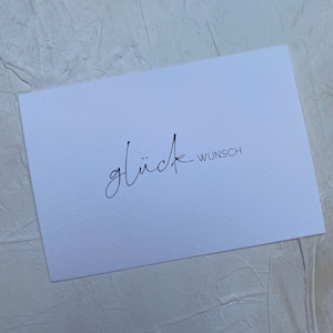 Karte Glückwunsch Glückwunschkarte