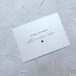 Karte der schönste Zufall meines Lebens Liebe Karte an Bräutigam am Hochzeitstag Traummann Liebe meines Lebens Valentinstag Jahrestag