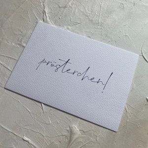 Karte | Prösterchen | Grußkarte Geburtstag | Es gibt etwas zu Feiern | Runder Geburtstag | bestandene Prüfung | Auf Dich! | Glückwunschkarte
