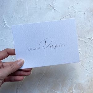 Karte Schwangerschaft verkünden | Papa