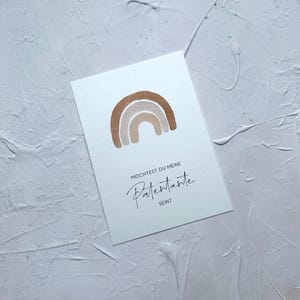 Patentante fragen Karte | Willst du meine Patentante sein? | Taufpaten fragen Patentante Patenonkel Taufe