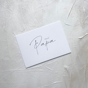 Schwangerschaft verkünden | Karte Hallo Papa