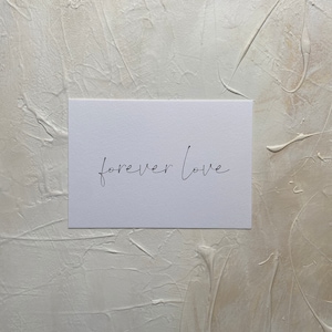 Karte Valentinstag Liebe | forever love