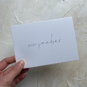 Karte zur Geburt Babyzauber