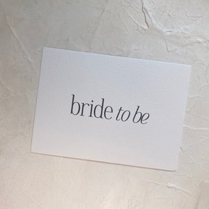 bride to be Karte | Hochzeit Braut JGA