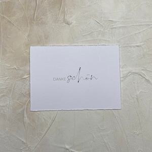 Karte | Dankeschön | Dankeskarte | Dankeschön | Grußkarte Geschenkkarte | dankbar sein | Hochzeit | Hilfe | minimalistisches Design