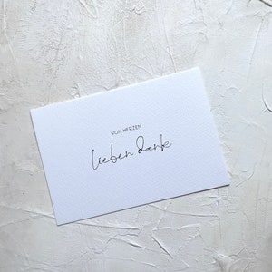 Dankeskarte | Danke Dankeschön | Hochzeit