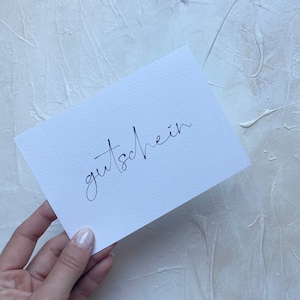 Karte Gutschein Geschenkkarte | Klappkarte Postkarte
