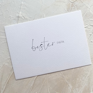 Karte Vatertag bester Papa Vatertagskarte