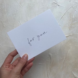 Karte for you | Postkarte Klappkarte