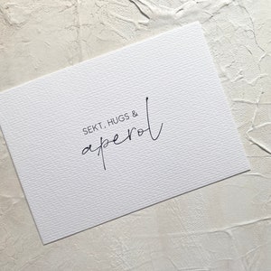 Karte Freundschaft Aperol Spruch