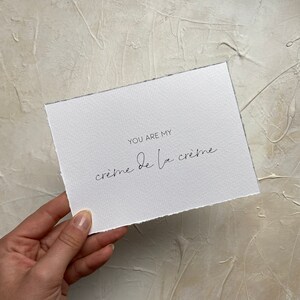 Karte Liebe | de la crème