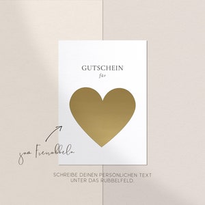 Rubbelkarte Gutschein zum Selber Ausfüllen Geburtstagsgeschenk Geburtstagskarte