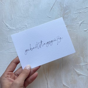 Karte Geburtstag Geburtstagsgrüße | Klappkarte Postkarte