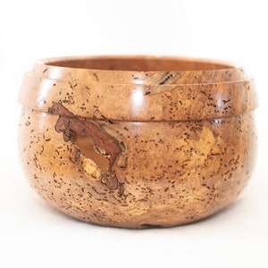 Cherry Burl Textured Decorative Bowl