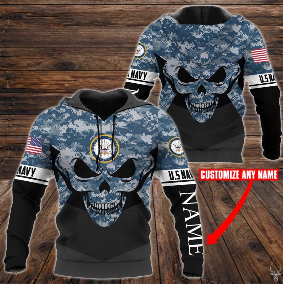 US Army Hoodie US Navy SEALs Personalized Hoodie Military Etsy