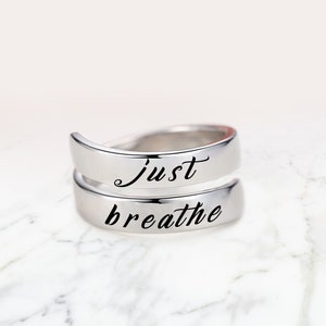 Bijoux inspirants Just Breathe