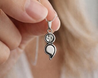 Semicolon Necklace
