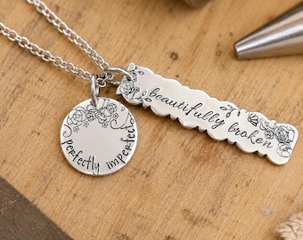 Perfectly Imperfect Beautifully Broken Necklace