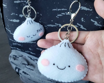ミニバオ餃子バッグチャームぬいぐるみキーホルダー - Etsy 日本