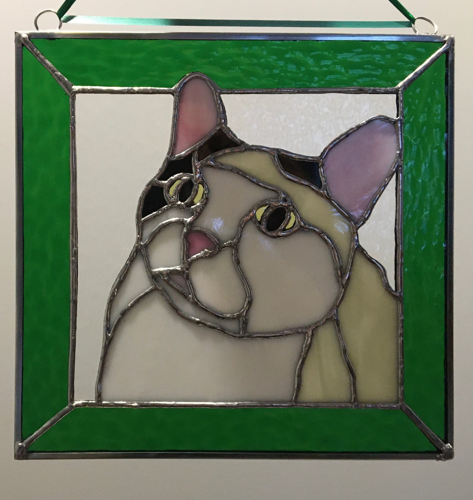 Custom Stained Glass Pet Portraits Etsy