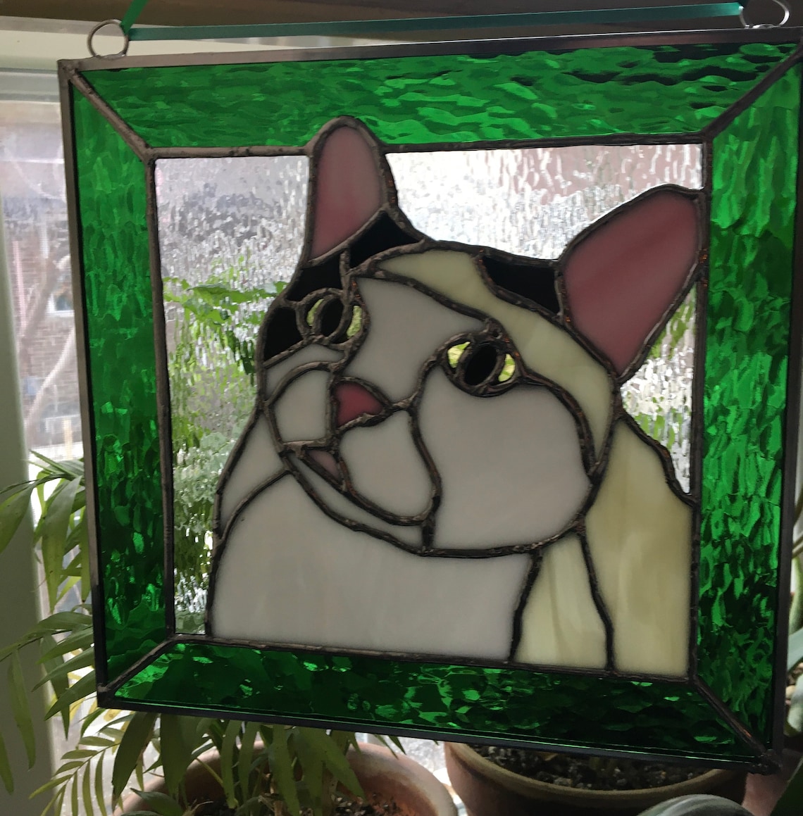 Custom Stained Glass Pet Portraits Etsy